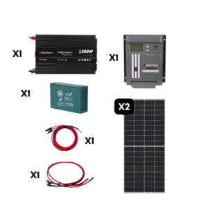 Spower 12Volt 1200Watt Solar Paket Özel Mini Enerji  İnverter Dahil