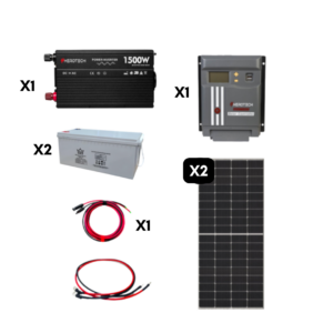 Spower 12Volt 1500Watt Solar Paket Özel Mini Enerji  İnverter Dahil